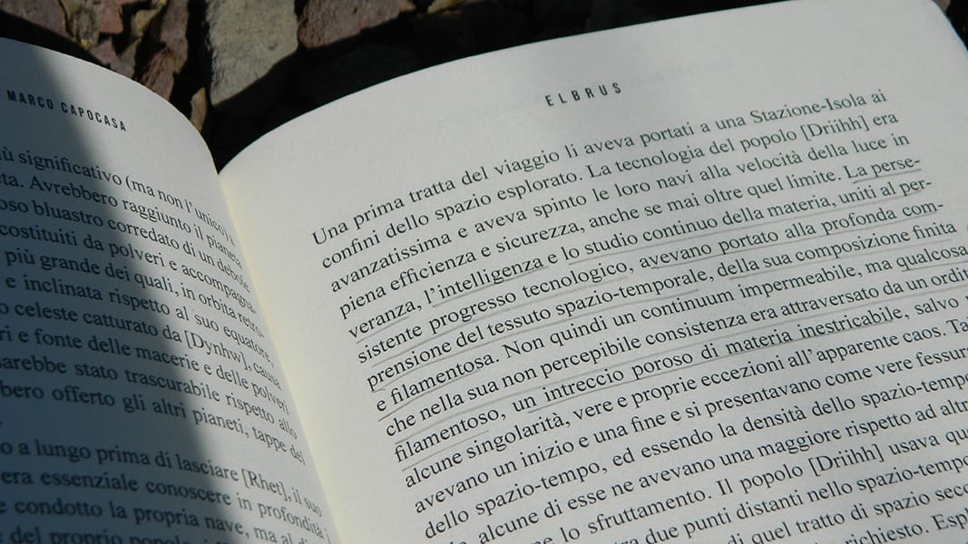 Pagina del romanzo Elbrus